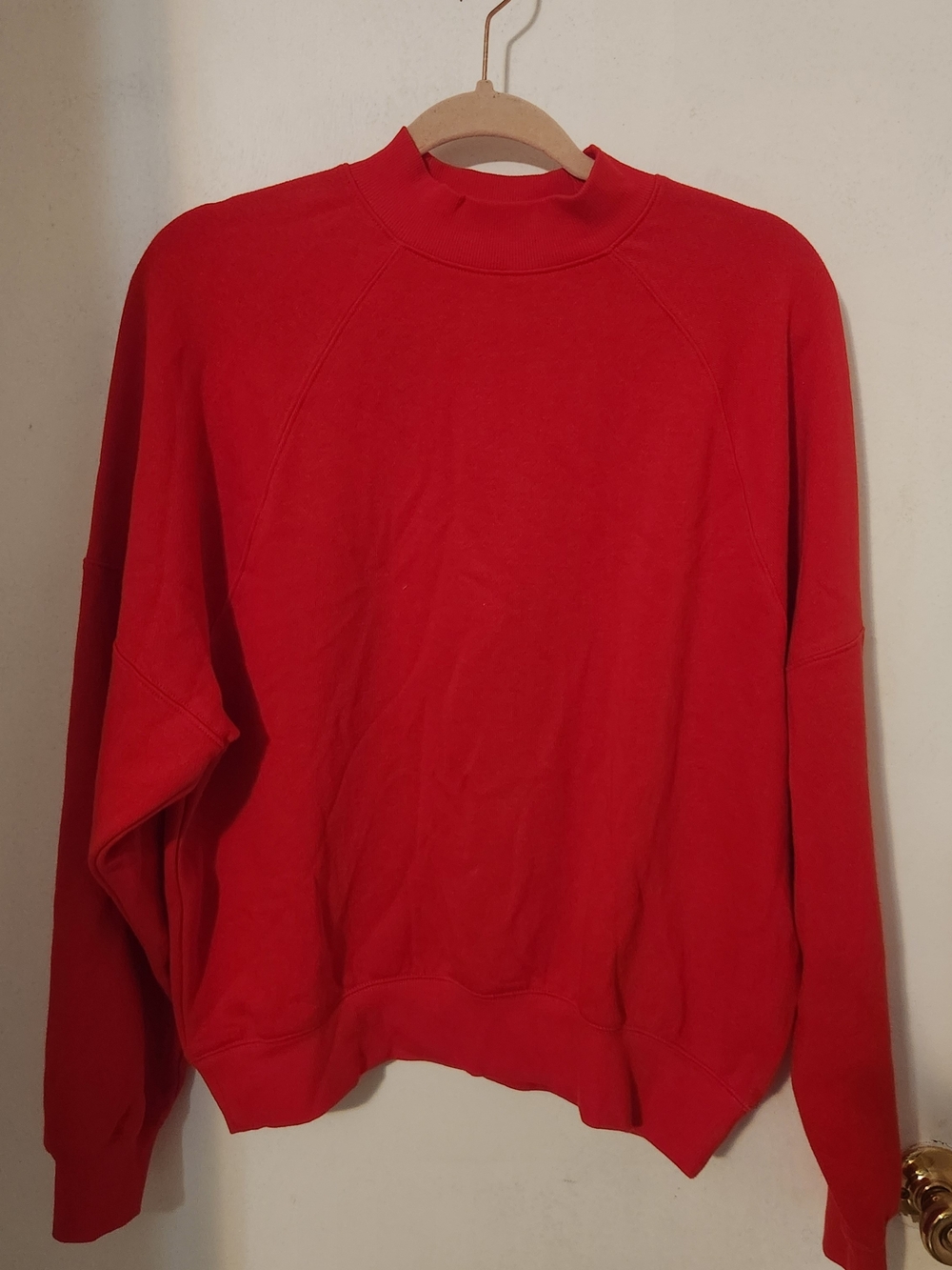 PINK Campus Fleece Mock-Neck Sweatshirt